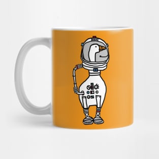 Space Goose Sci Fi Astronaut Mug